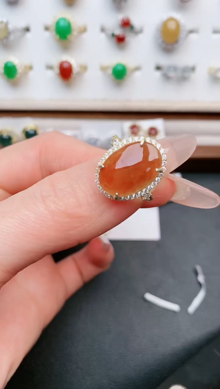 【闪购商品】翡翠戒指银S925镶嵌.....