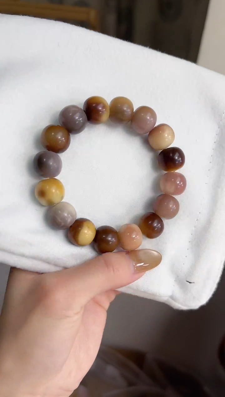 手串菩提根/象牙果i05紫美人干磨苹果12*14mm手串