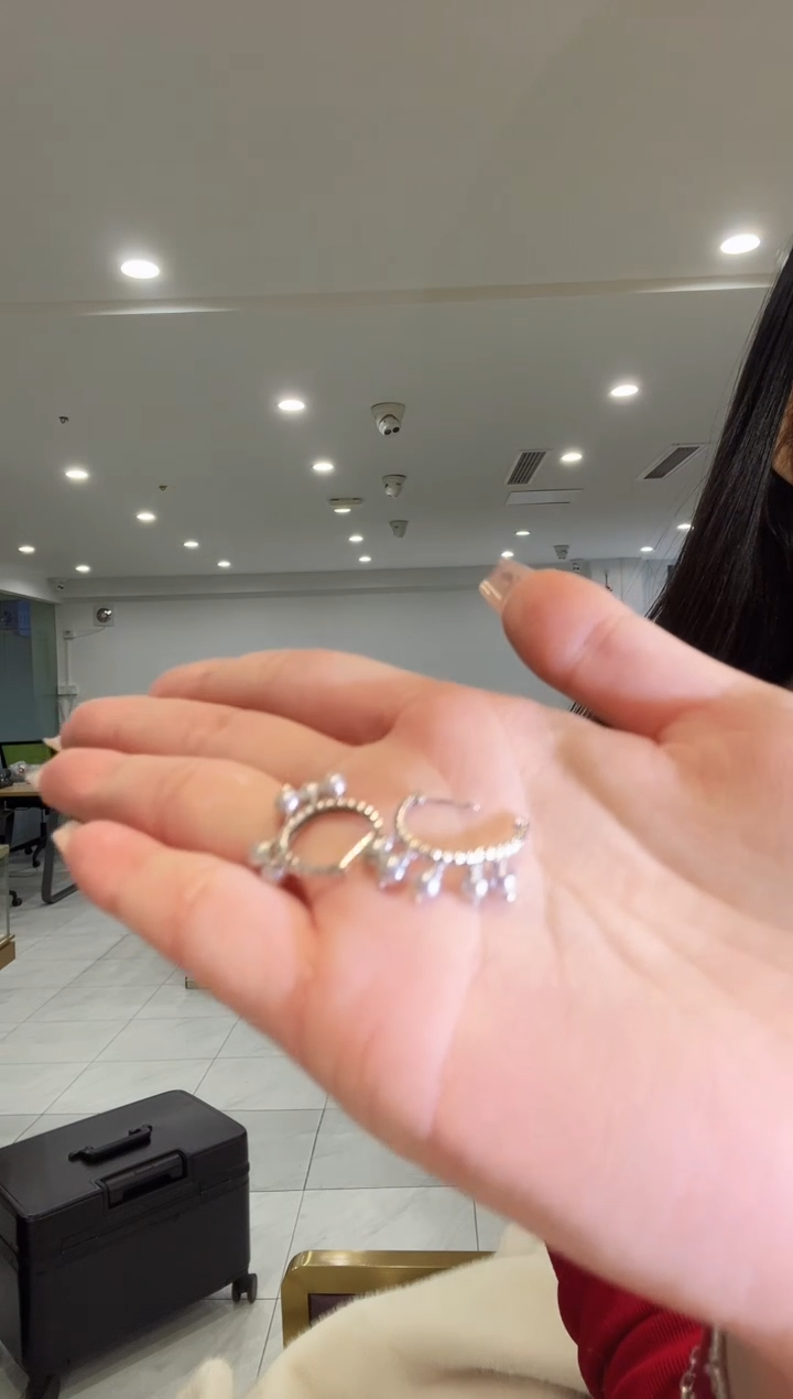 【闪购商品】海水珍珠耳包18K金镶嵌真多麻耳包zzxm