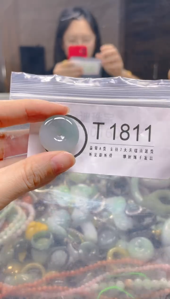 翡翠未镶嵌颈饰/T/翡翠A货一图一物