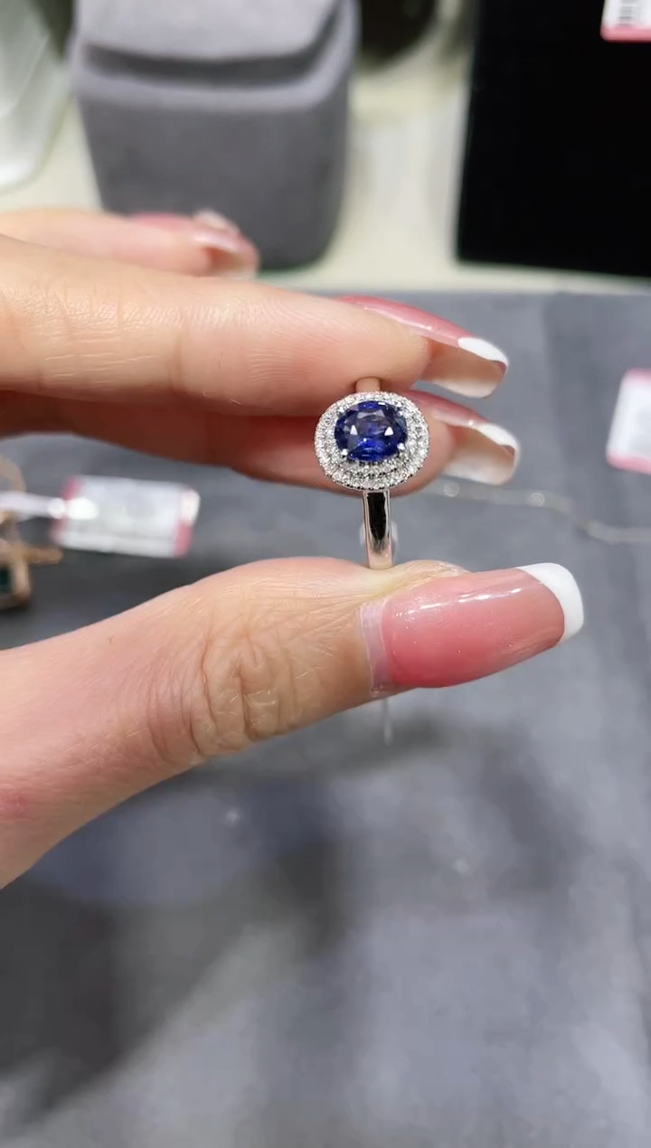 【闪购商品】蓝宝石手镯18K金镶嵌·