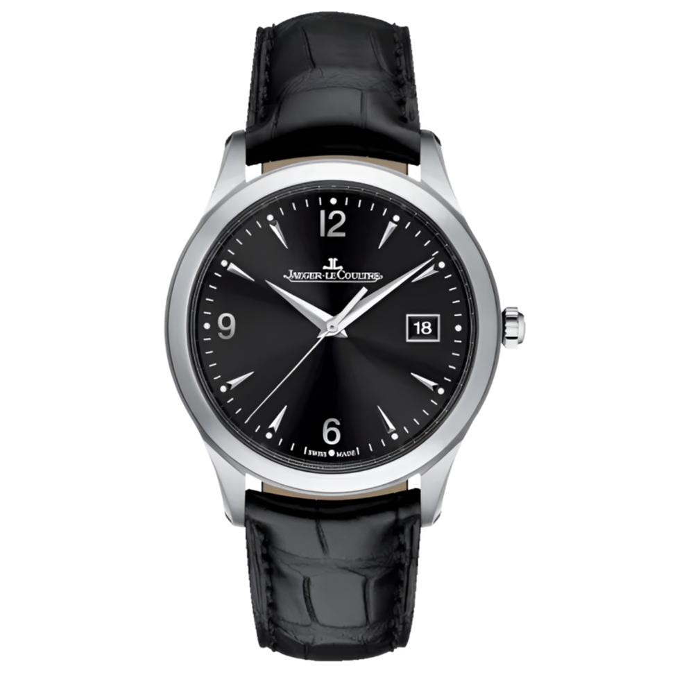 99新 Jaeger-LeCoultre/积家 大师黑盘39mm/Q1548470机械大三针表