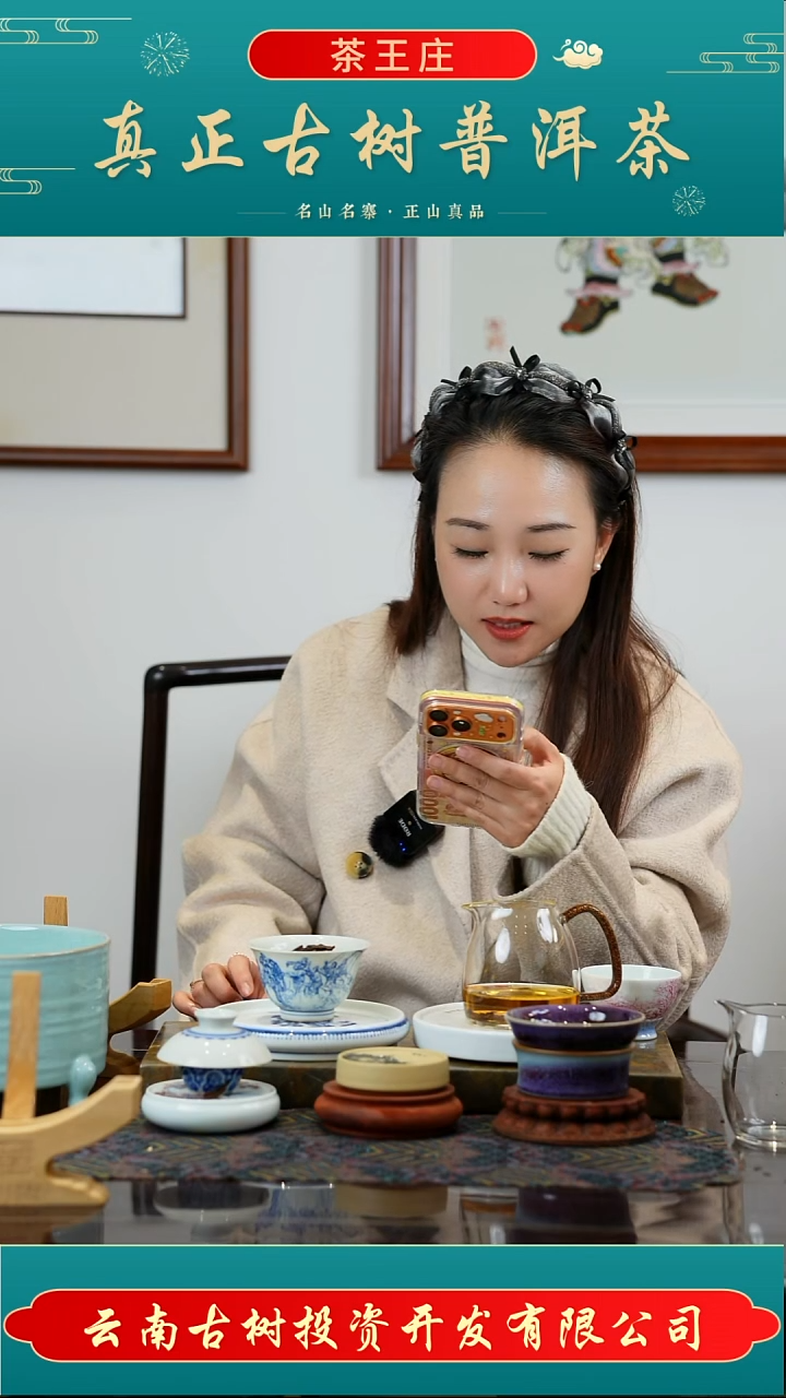 2014年背阴山古树头春荒叶生茶357克