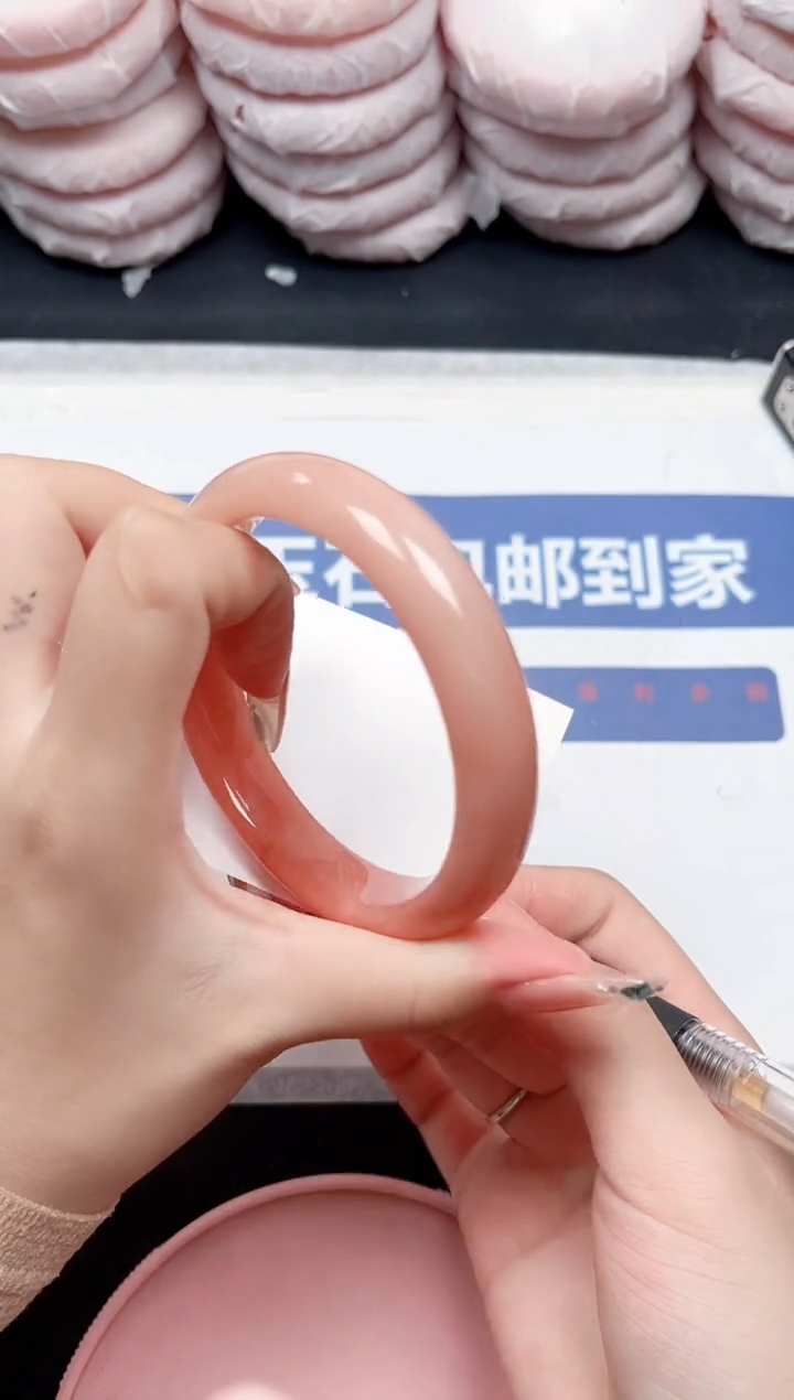 未镶嵌手镯石英质玉50-62