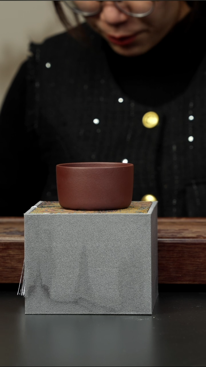 茶壶紫砂中槽清 宽口杯