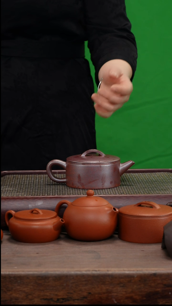 【闪购商品】紫砂茶壶零添加龙窑柴烧黑墩头汉瓦壶