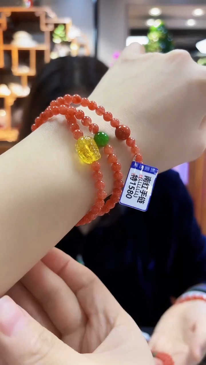 【闪购商品】南红玛瑙手链未镶嵌手链