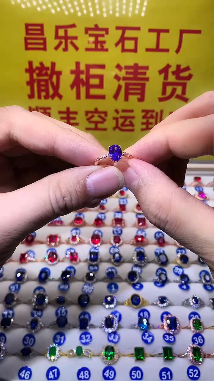 【闪购商品】紫晶戒指银S925镶嵌11111