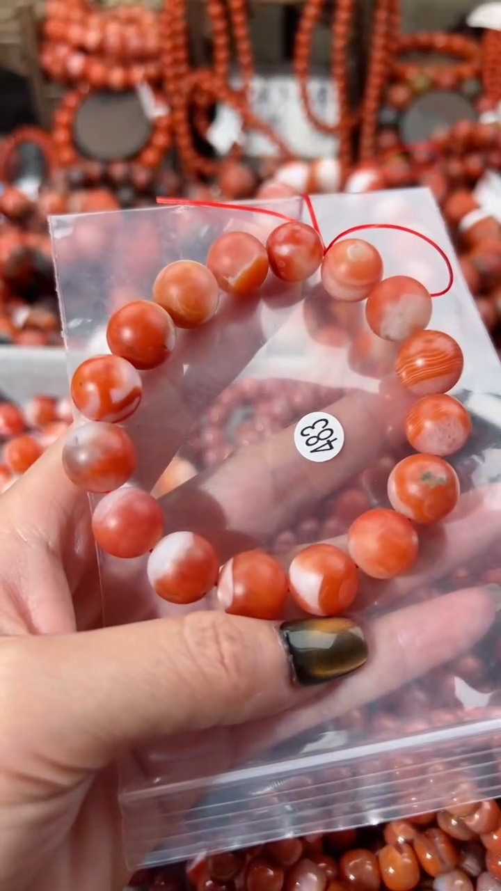 【闪购商品】南红玛瑙未镶嵌手串13+