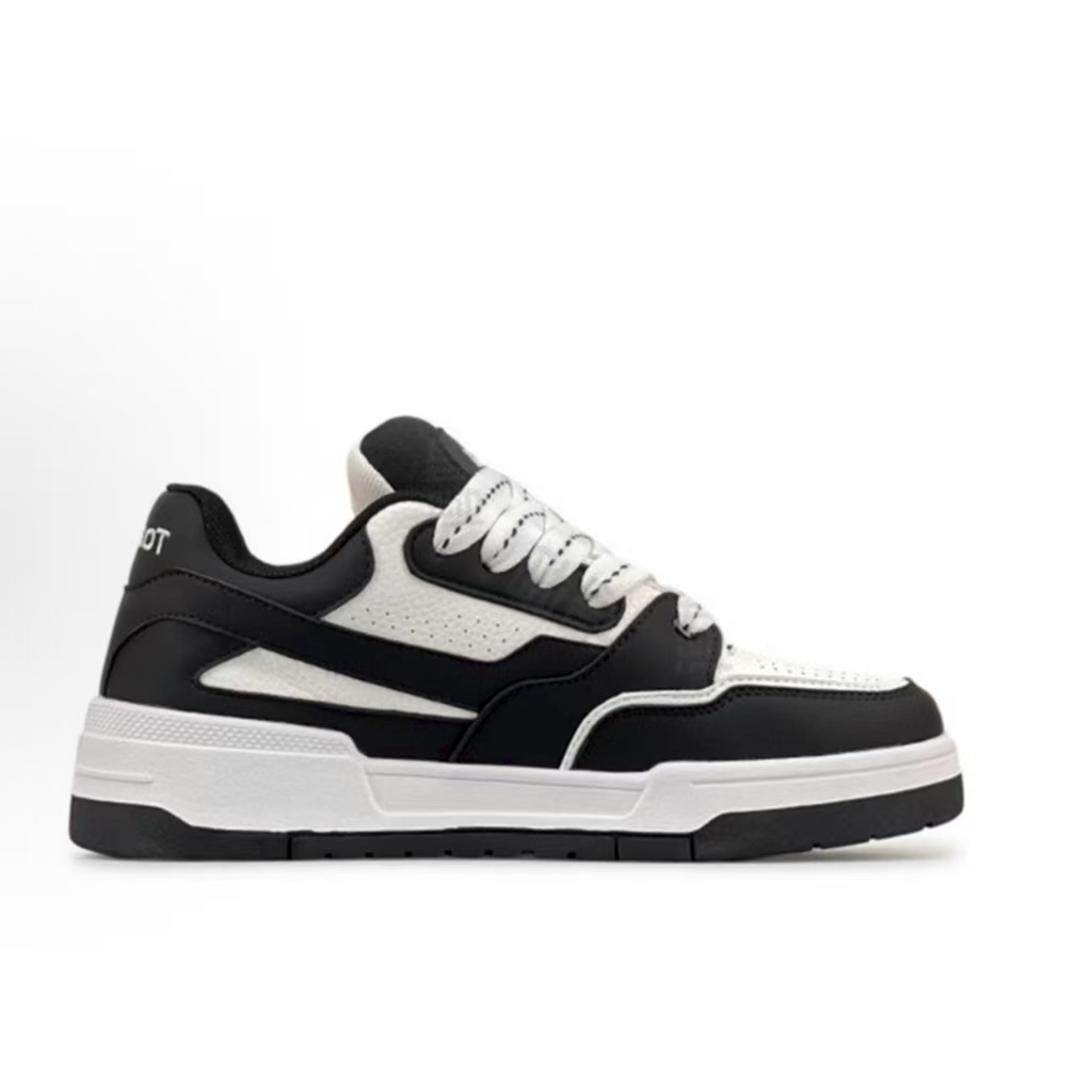 【官方正品】透气板鞋休闲鞋皮革拼接低帮包裹性潮流