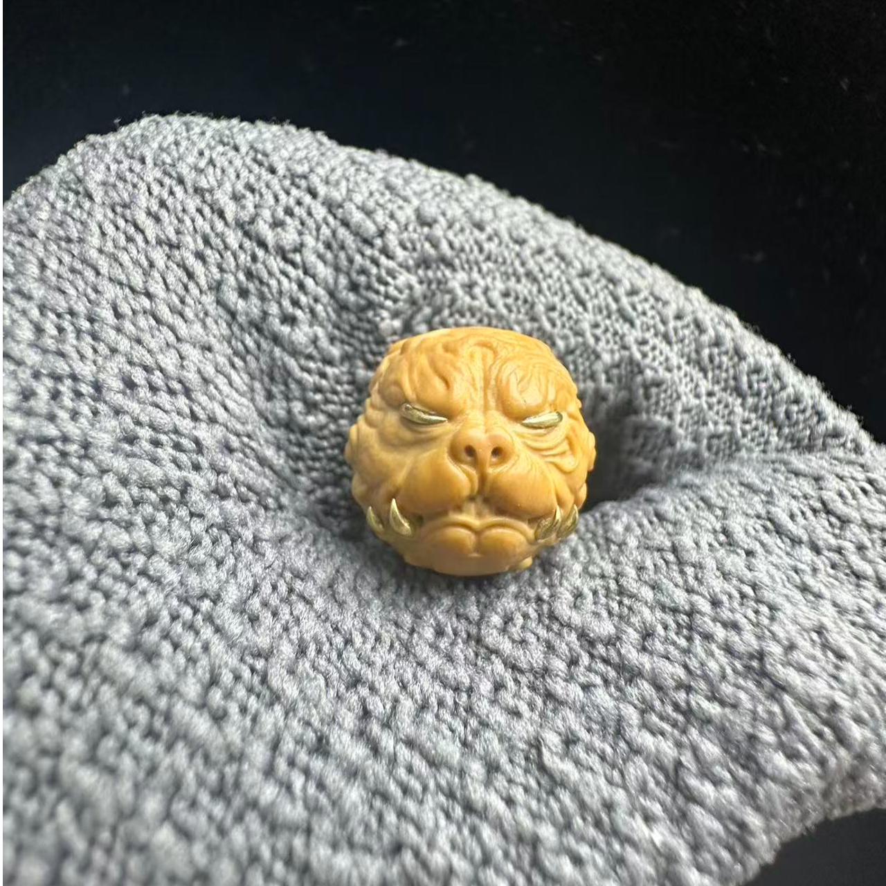 猴头核桃单珠单颗狗王文玩