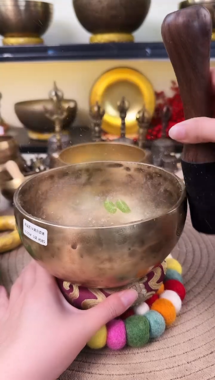 16.5-D 纯手工高品质满月颂钵+配件