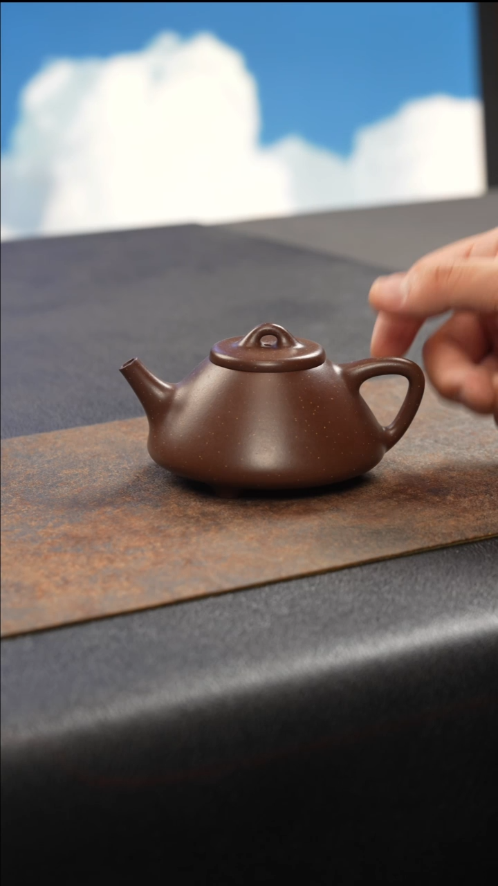茶壶紫砂子冶石瓢