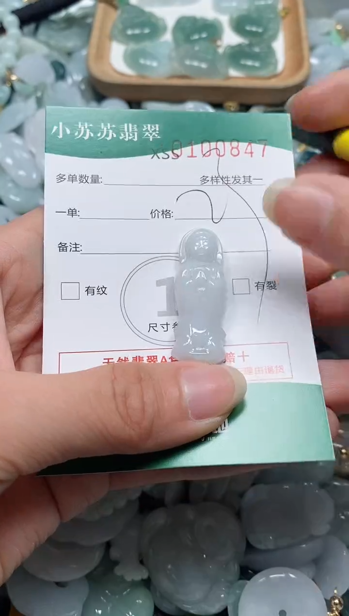 【闪购商品】翡翠颈饰未镶嵌闪购商品0100847