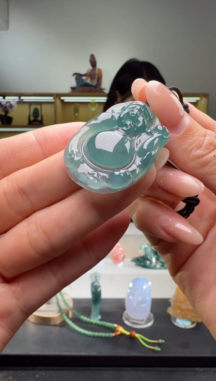 吊坠(不含链)未镶嵌翡翠财神