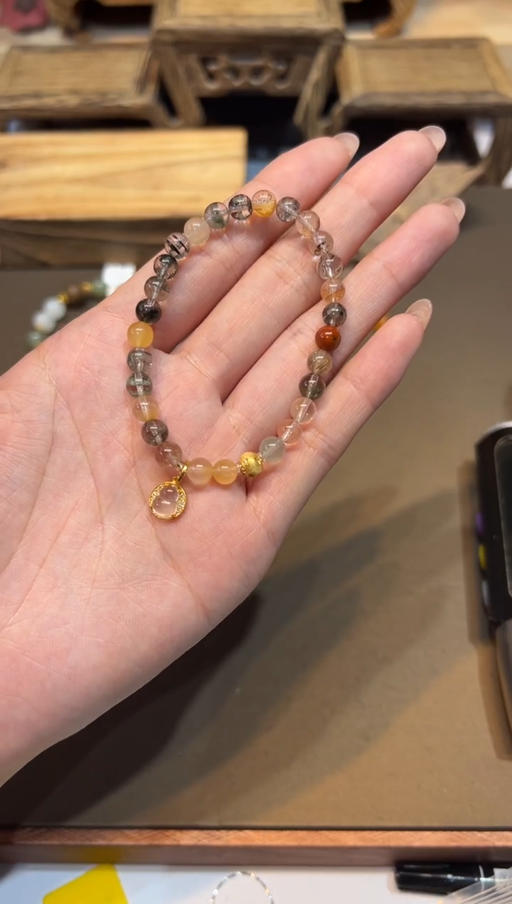 未镶嵌手链水晶手饰@@F6006