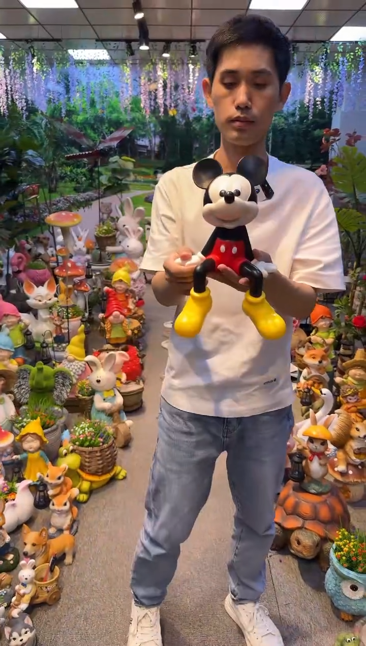 无花朵花园庭院摆件&00&