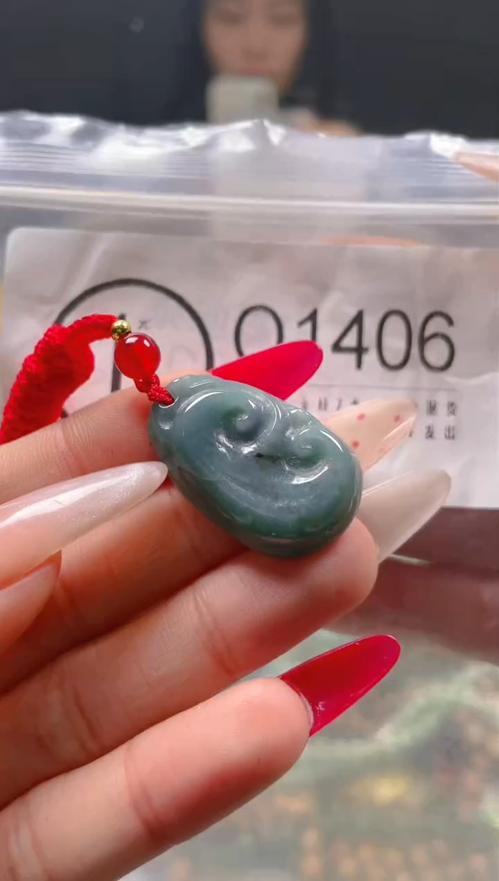 【闪购商品】翡翠颈饰未镶嵌/Q/翡翠A货一图一物