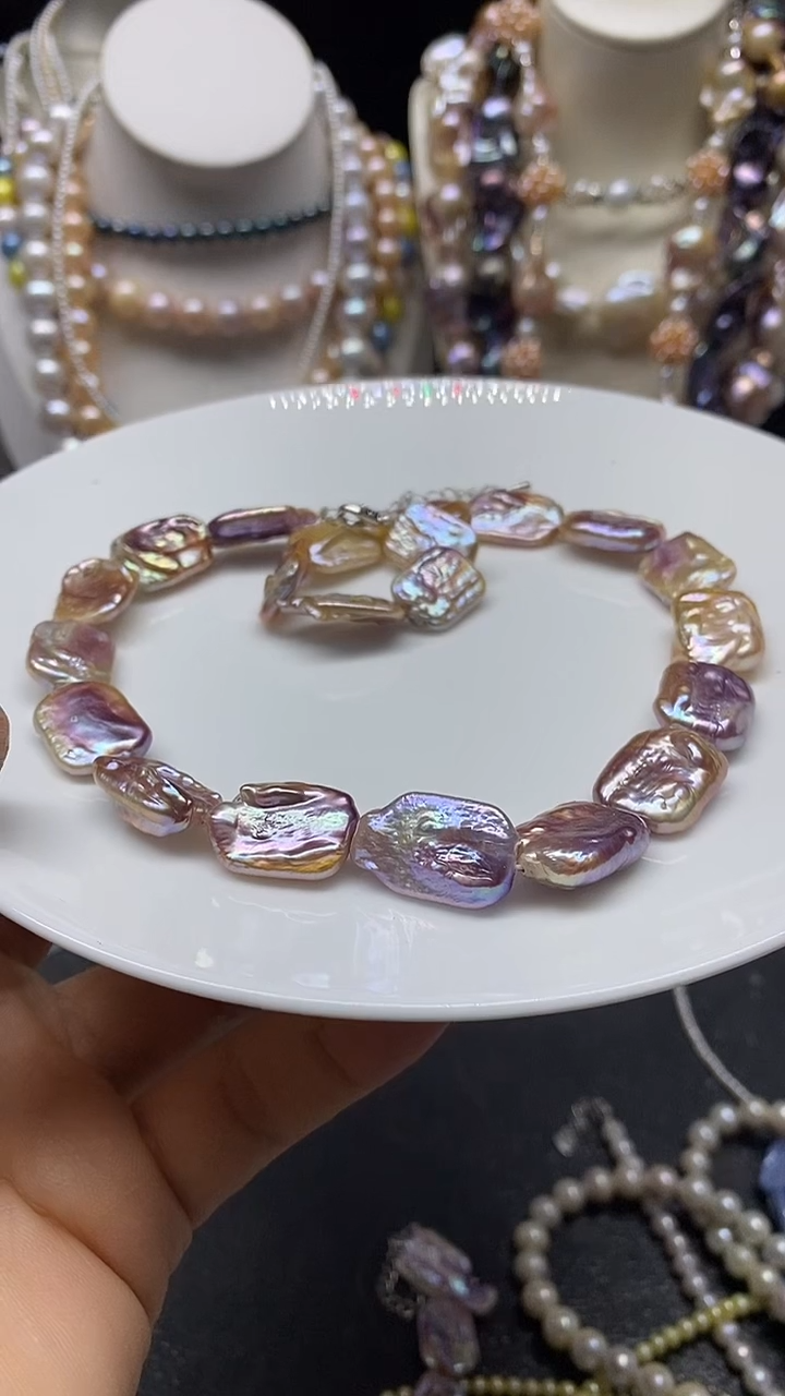 颈饰未镶嵌淡水珍珠多人