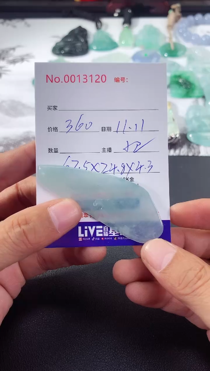 颈饰未镶嵌翡翠悟道