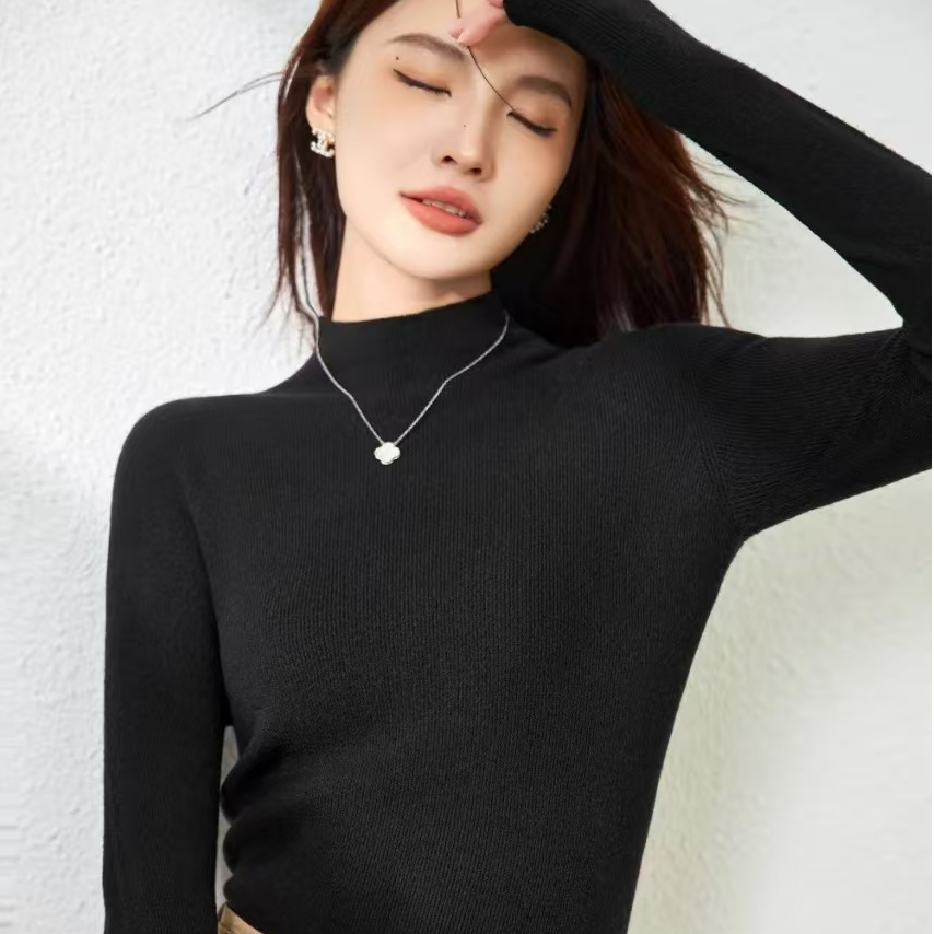 美丽诺羊毛打底衫