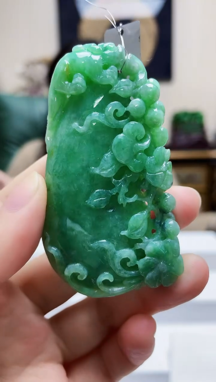未镶嵌定制翡翠吊坠156