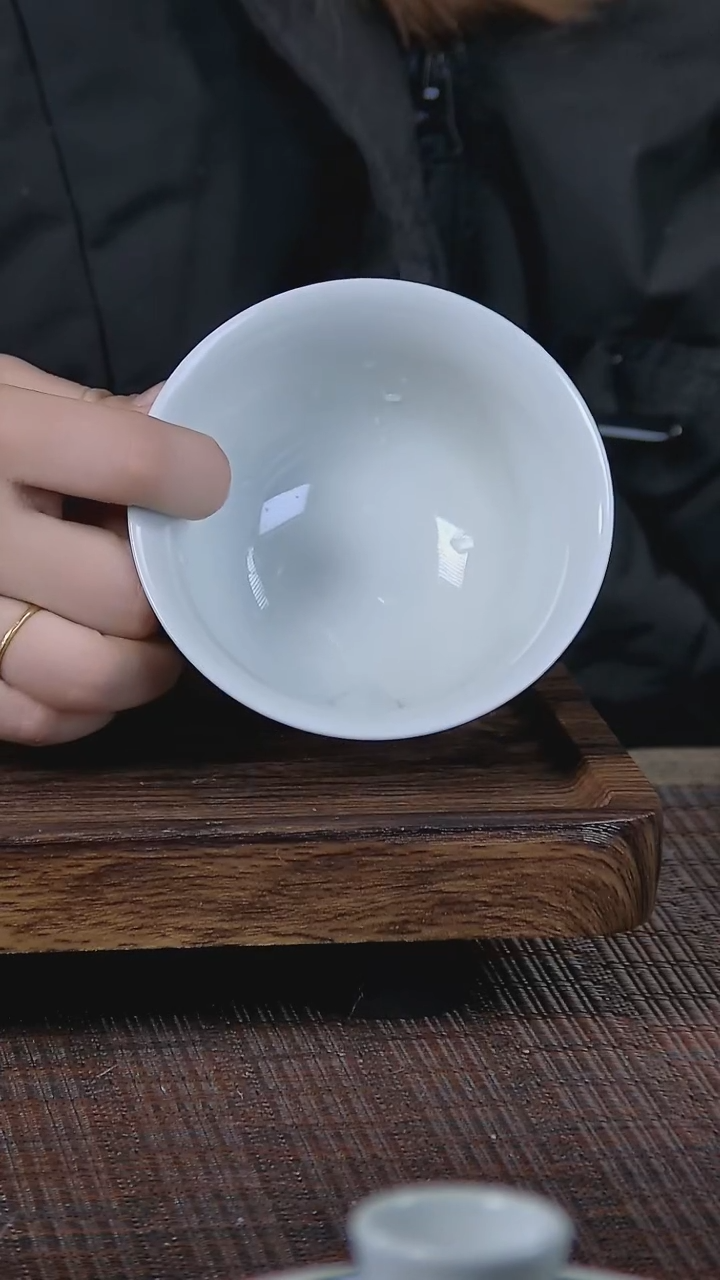 【闪购商品】折葵非器手工手绘粉桃盖碗福利价