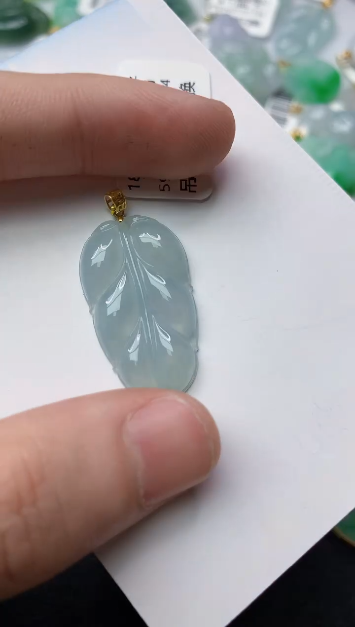 【闪购商品】翡翠颈饰18K金镶嵌4..........
