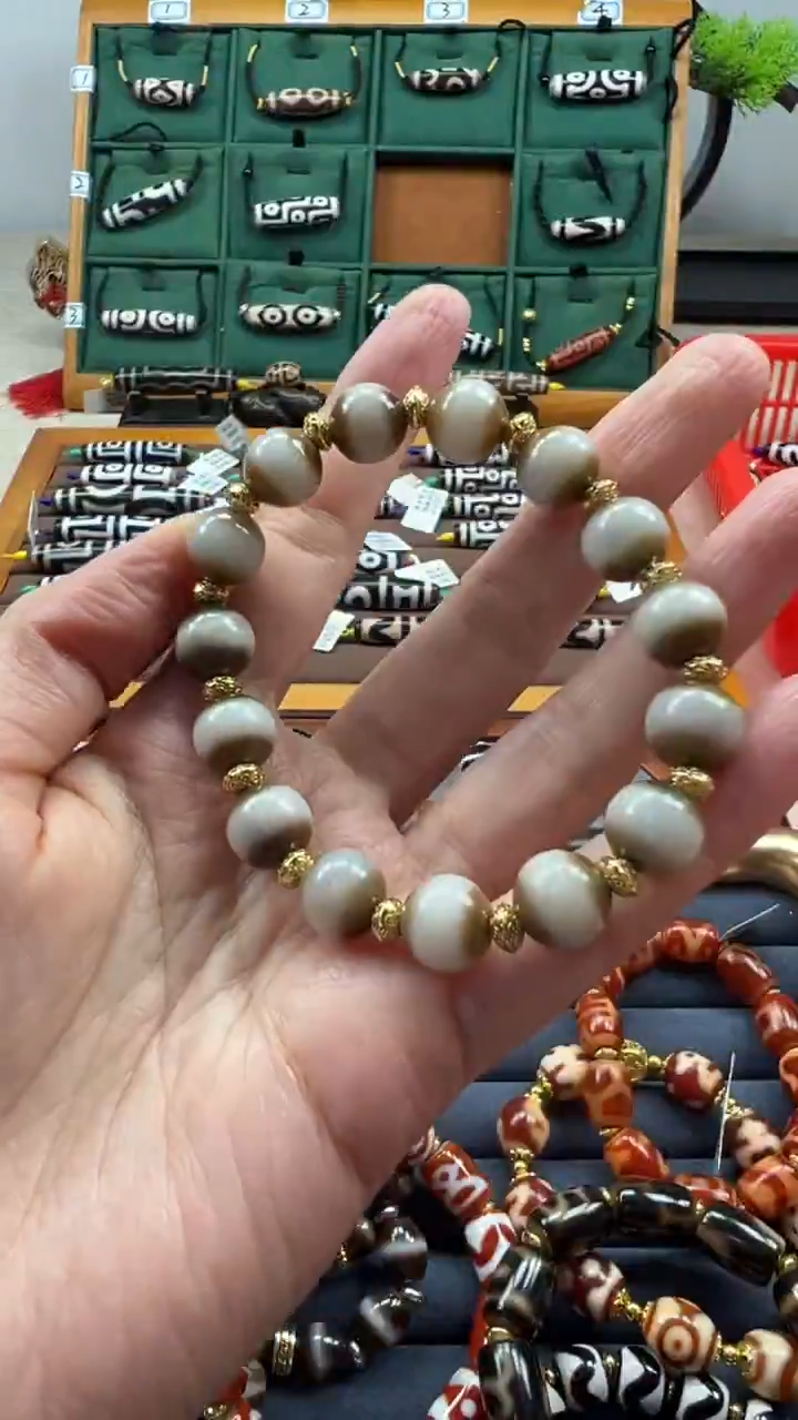 玛瑙/玉髓（覆膜）颈饰合金275（微瑕）