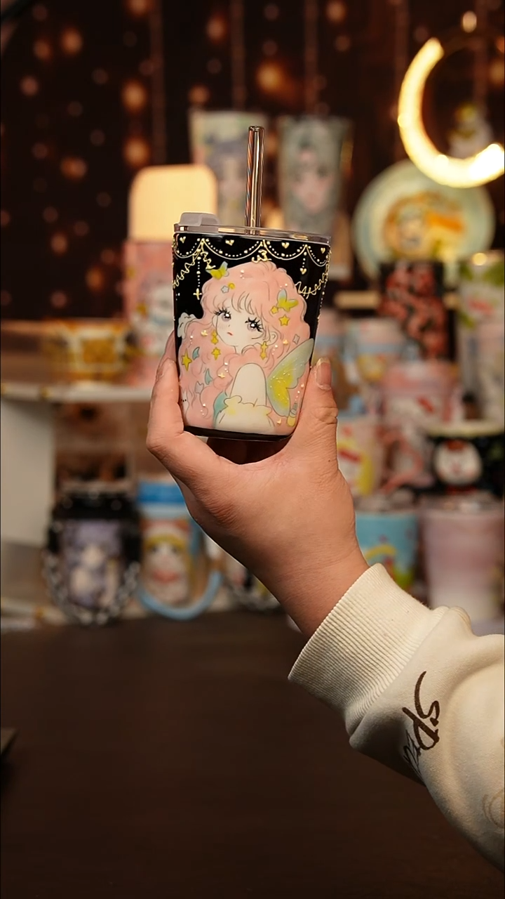 （玉泥）景德镇手工手绘文创陶瓷杯