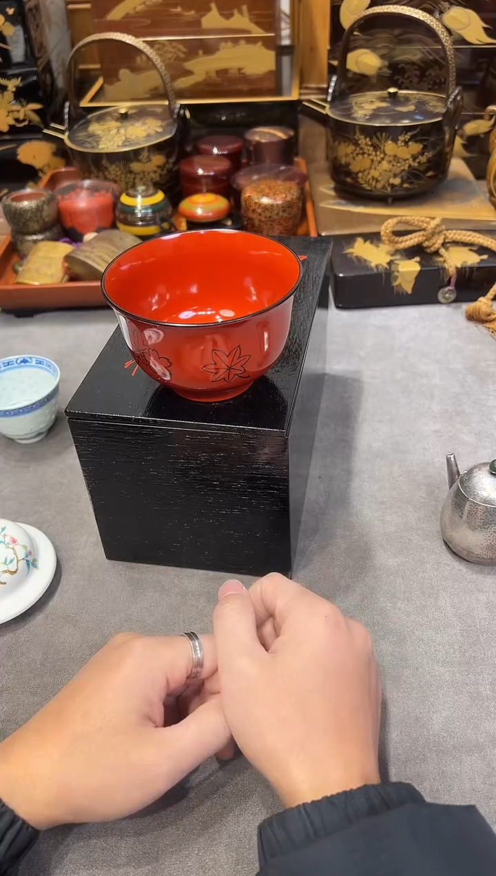 汤碗五只 大漆漆器大漆漆器