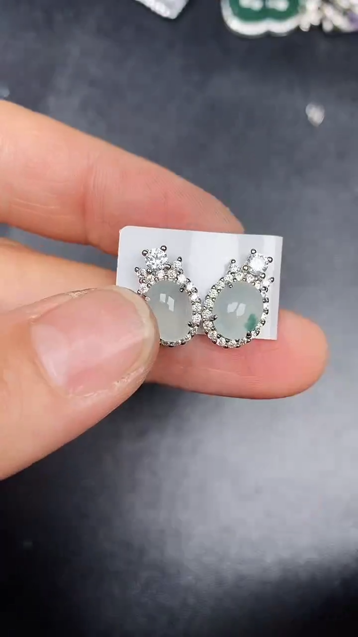 银S925镶嵌戒指翡翠3320