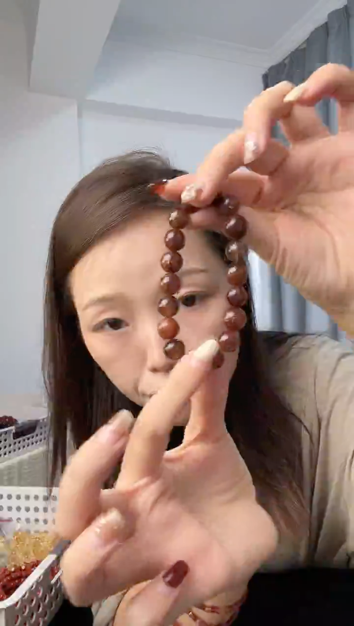 未镶嵌手串水晶黑金超手串