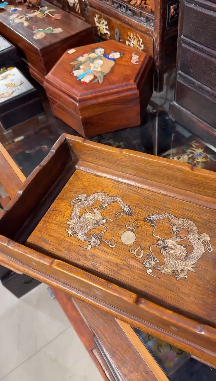 木双龙戏珠围栏长盘158.888888