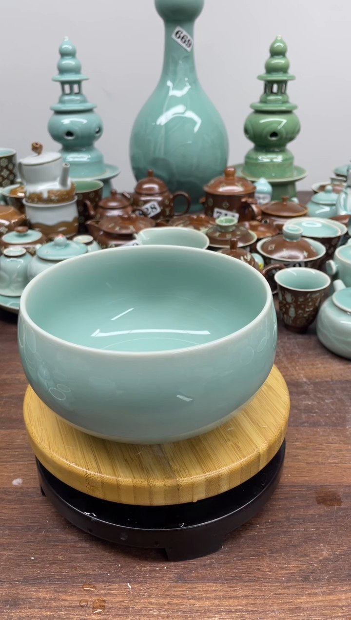 特价青瓷 慧语瓷坊 微瑕15.5*8.8