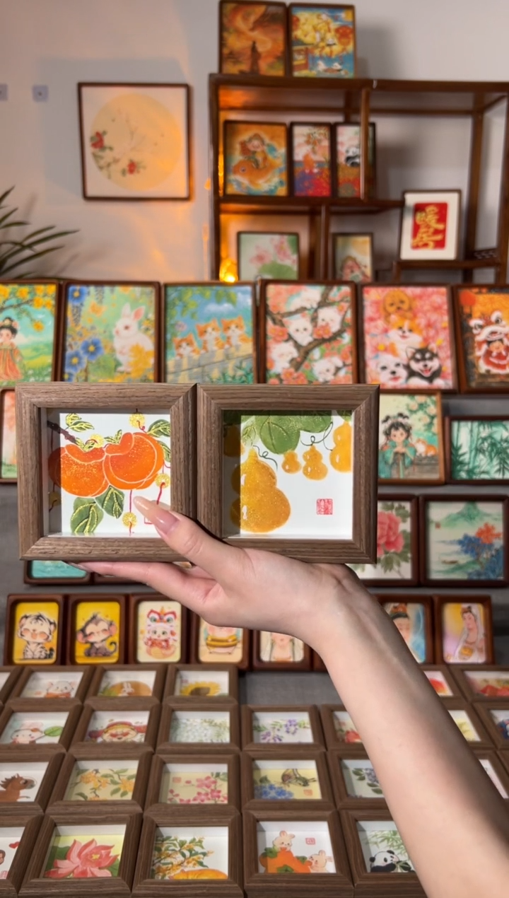 【闪购商品】国画串串好柿 小葫芦 一组11