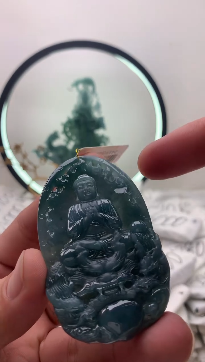 【闪购商品】翡翠颈饰未镶嵌大日