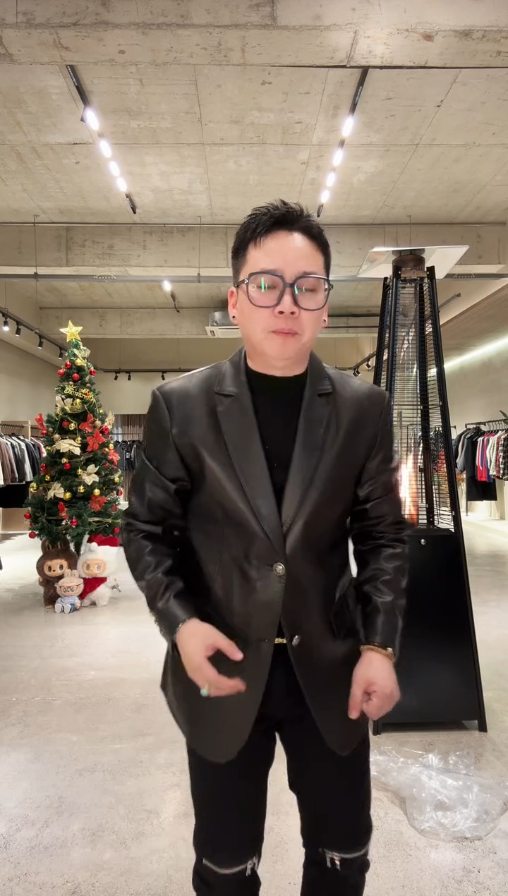 54码（155-170斤）男士真皮西装2329