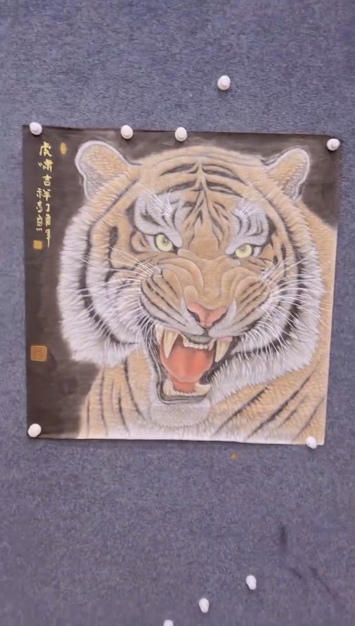 【闪购商品】国画2.2展馆-郑志宗斗方-动物27