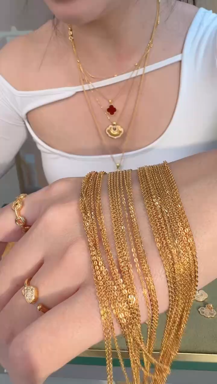 福利45cm固定闪o链1.08g（多样性发货）