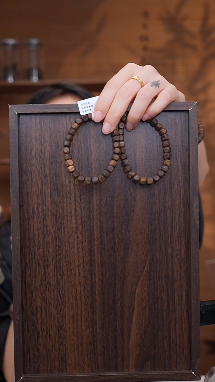 【闪购商品】沉香手串海南张勺子方糖单圈多样性发一