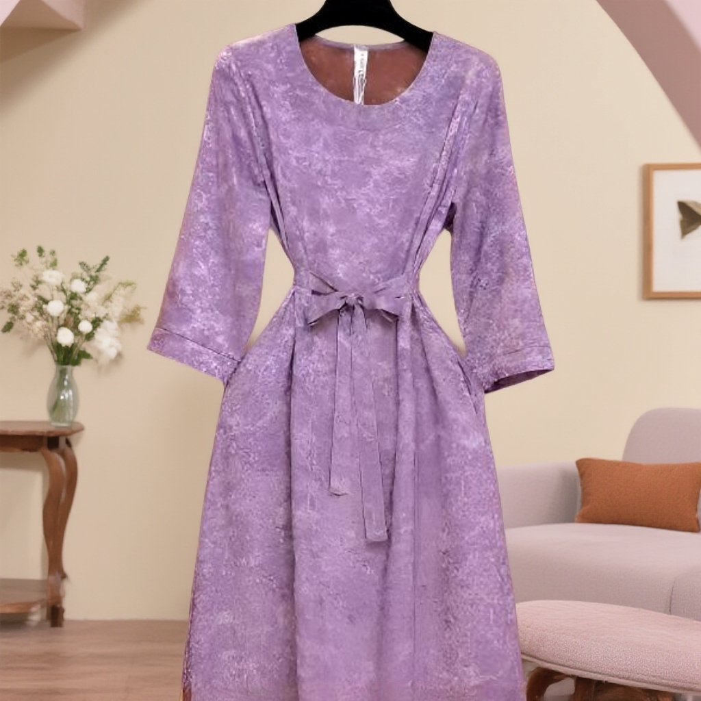 875【紫金】高端专柜款气质显瘦连衣裙