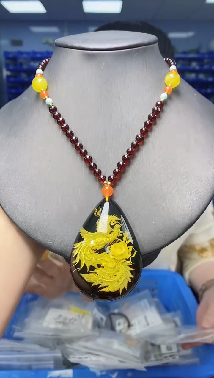 【闪购商品】琥珀颈饰未镶嵌G09409G09409