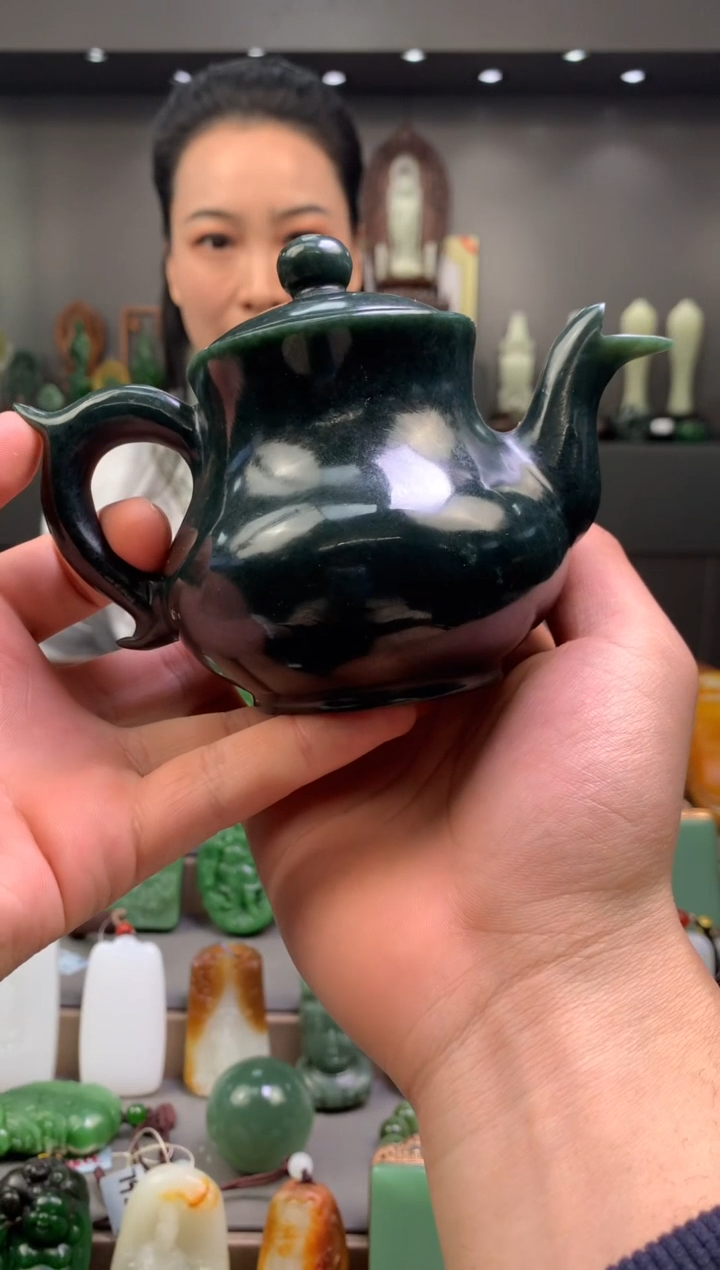 【闪购商品】和田玉茶壶未镶嵌茶壶1