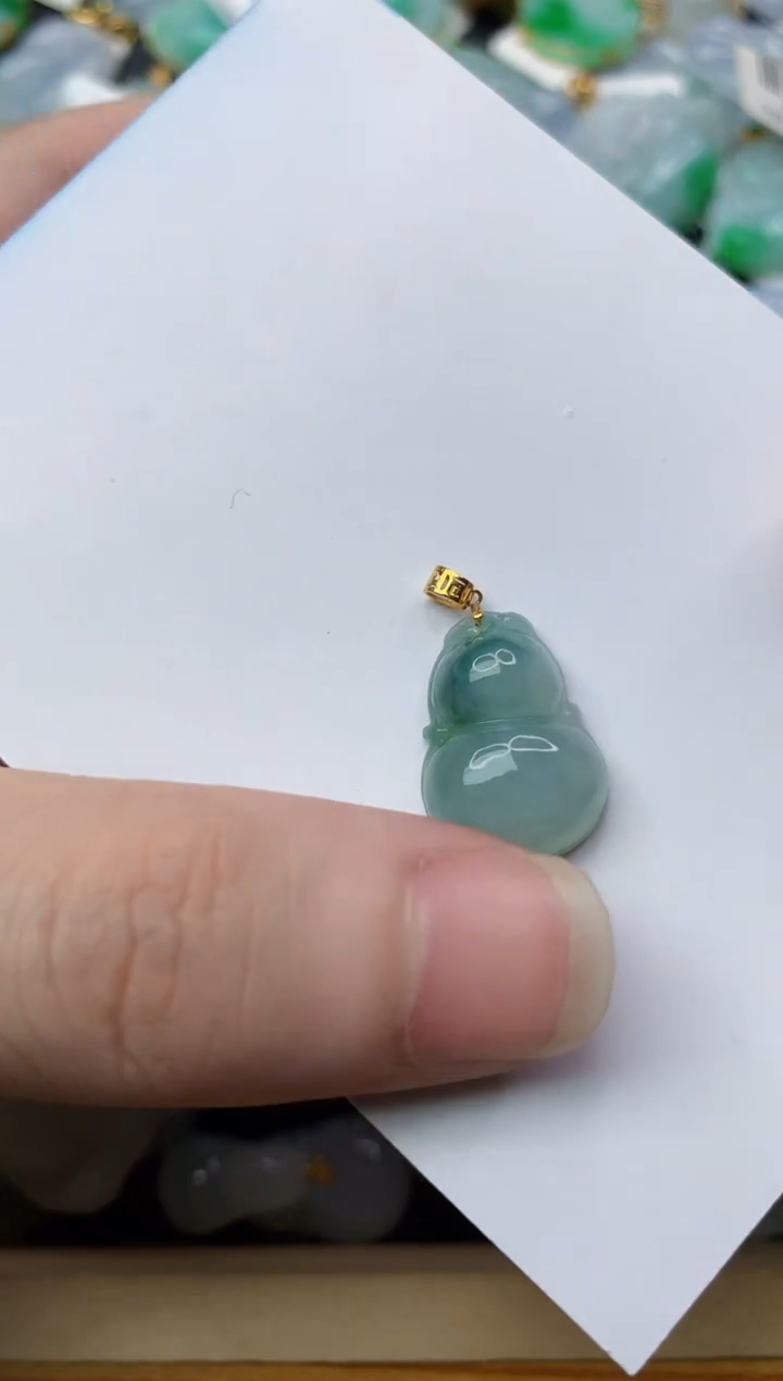 【闪购商品】翡翠颈饰18K金镶嵌3..........