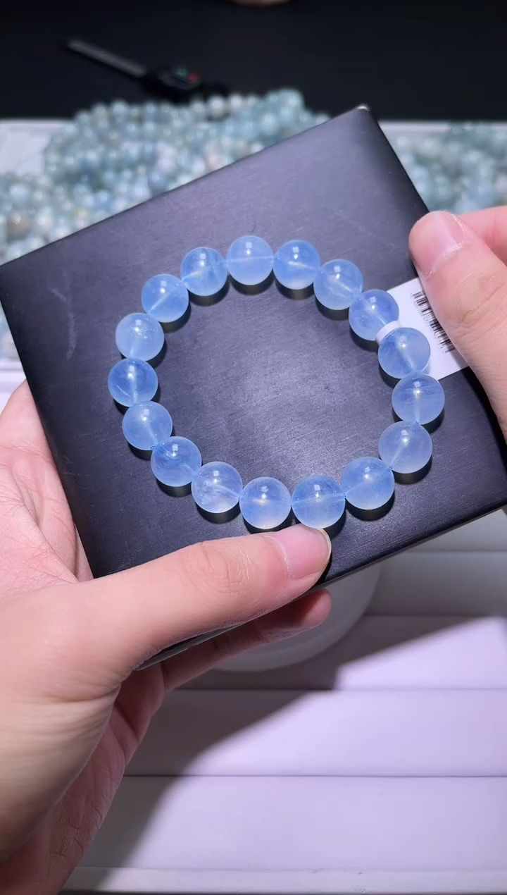 1海蓝宝石（处理）X071-海蓝宝单圈-多样性发其一