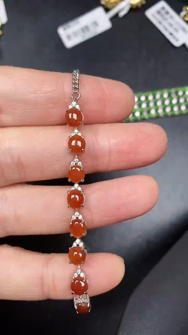 银S925镶嵌戒指翡翠1350