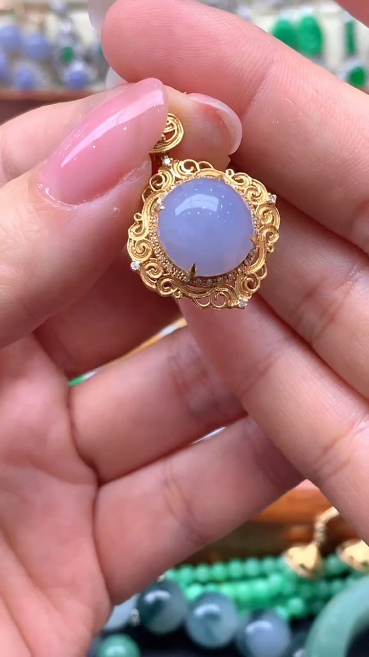 【闪购商品】翡翠颈饰未镶嵌394-天然翡翠