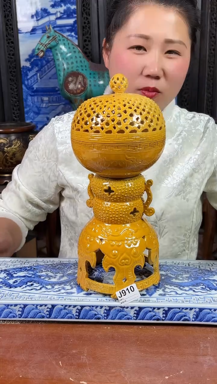 【闪购商品】摆件景德镇陶瓷仿古摆件J910