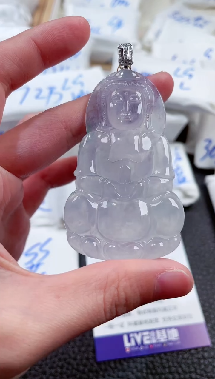 【闪购商品】翡翠颈饰18K金镶嵌00001685